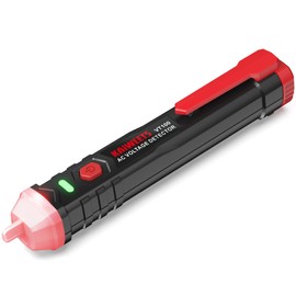 KAIWEETS Voltage Tester, Non Contact Voltage Detector Pen, 50V to 1000V AC, Audible and Flashing LED Alarms, Wire Breakpoint Finder, Electrical Tester with Flashlight, Buzzer Alarm VT100
