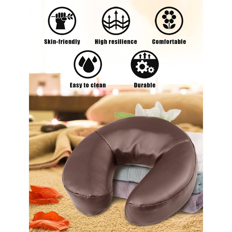 Kalolary Massage Face Cradle Pillow for Massage Tables, Universal Crescent