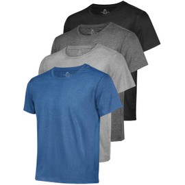 URATOT Men's Workout Shirts Short Sleeve Dry Fit Crew Neck Athletic T-Shirts Running Gym Active Lightweight Tee Top