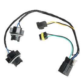 Silscvtt Headlight Light Socket Wiring Harness Assembly 645-745 25962806 15841609 Replacement for 2007-2014 Silverado Sierra 1500 2500HD 3500HD