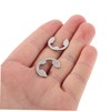 Gatuida External Retaining Rings Assortment Kit Stainless Steel Snap Rings