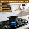 4 Pcs Gas Hob Covers for 4 Burner Gas Cookers