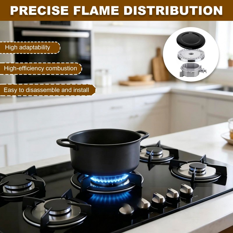 4 Pcs Gas Hob Covers for 4 Burner Gas Cookers