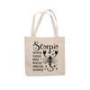 Scorpio Zodiac Signs Tote Bag - Long Handled Natural Colour