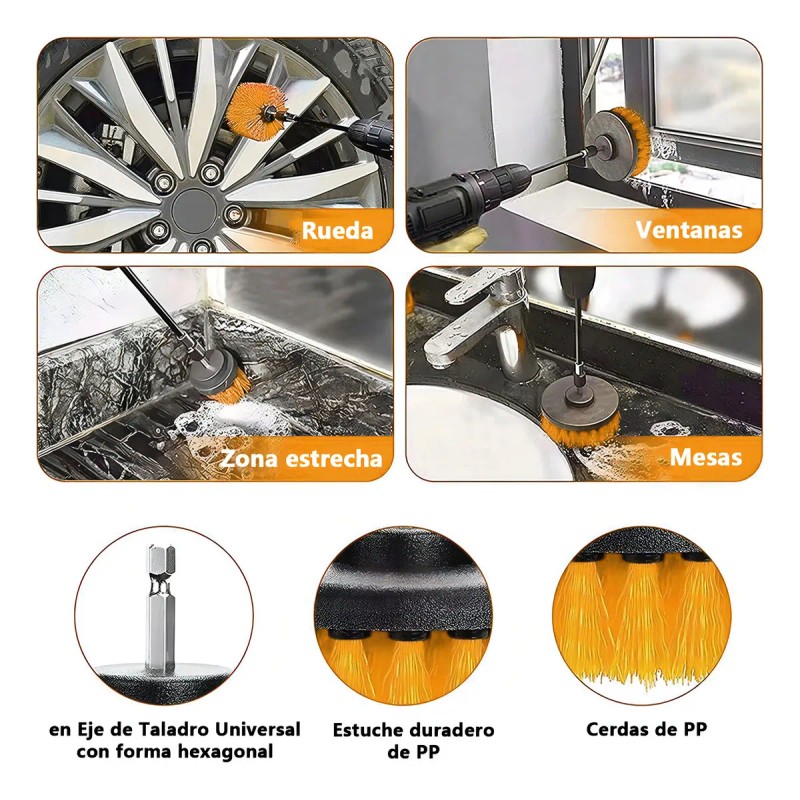 Kit De 26 Brochas Para Detalles De Coche, Juego De