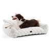 Made4Pets Dog Couch Bed, Soft Faux Fur Checkered Indoor Pet