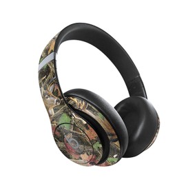 MightySkins Glossy Glitter Skin Compatible with Beats Studio Pro - Buck Camo | Protective, Durable High-Gloss Glitter Finish | Easy to Apply, Remove, and Change Styles