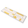 Keyboard Keycaps Bee Milk Subject PBT Material OEM Height Dye