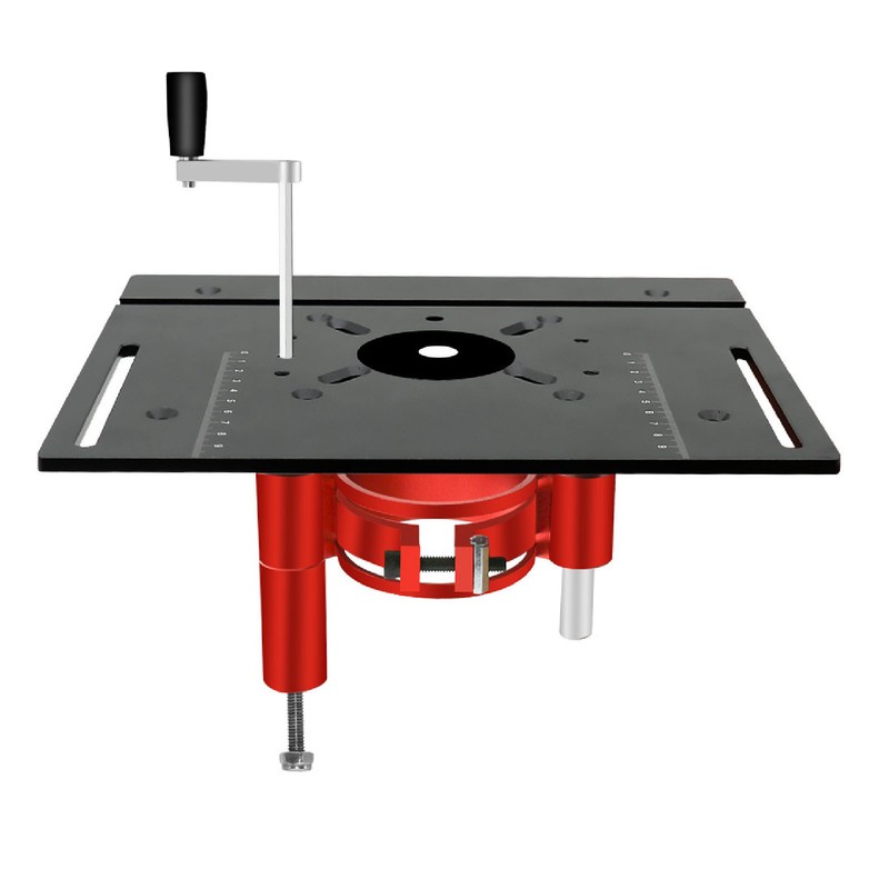 Router Lift Base Maximum 47mm Height Aluminum Alloy Stainless Steel