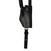 Barsony New Black Leather Vertical Shoulder Holster Compatible with Glock