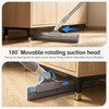 43" Rubber Floor Squeegee & Carpet Rake for Pet Hair