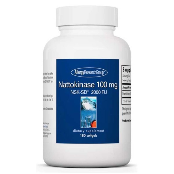 Allergy Research Group - Nattokinase 100 mg 180 gels