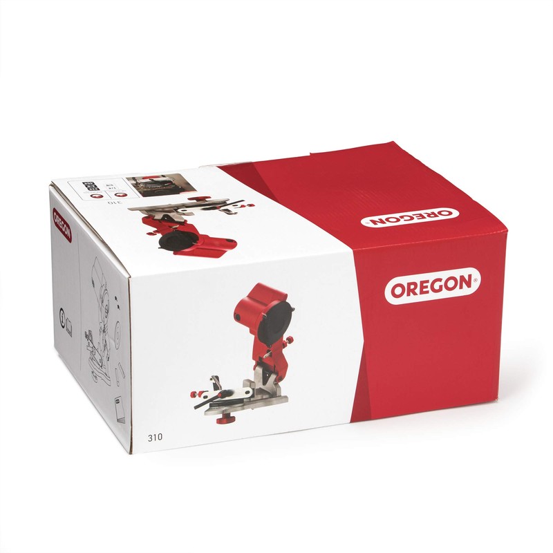 Oregon Compact 120-Volt Mini Bench Grinder, Universal Saw Chain Sharpener,