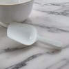 Maryland White Small Ice Scoop, 24" x 3" Plastic, 1