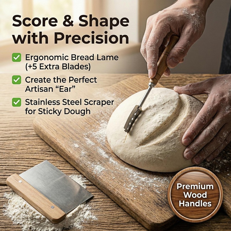 XJlSGXUSG Sourdough Baking Kit, Dutch Oven Bread Tools