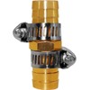 Fitvell 8PCS 1/2 Inch Garden Hose Repair Mender Brass Water