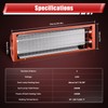 SanBouSi 2000W Infrared Paint Curing Baking Lamp Heat Lamp Paint