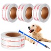 2000 Clear Syringe Labels - Dosage Marking Stickers for Medication