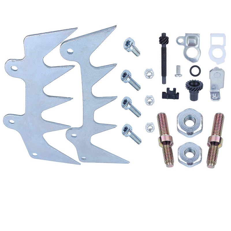 Mtanlo 2Pcs Chain Adjuster Tensioner Bumper Spike Bar Kit For