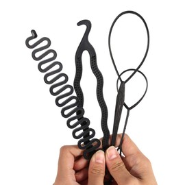 Hair Braiding Tool, 3 Types Fashion Hair Design Hair Styling Tools, DIY Hair Accessories, Women Accessories (#1 4 Pieces)