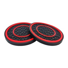 Car Cup Coaster,2X Car Coasters for Women | Absorbent Washable Waterproof Mat Cover Pad for Teen Drivers Off-Roading Ride-Sharing Driving Daily Commute