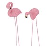 4 Pcs Pink Flamingo Garden Statue Fine Details Stylish Vivid