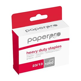 PaperPro 1913 Heavy Duty 23/13 Staples, 100 Sheet Capacity (Box of 1,000)