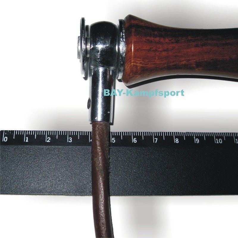 BAY® LETS JUMP 0.8 cm Thick Professional Leather Skipping Rope