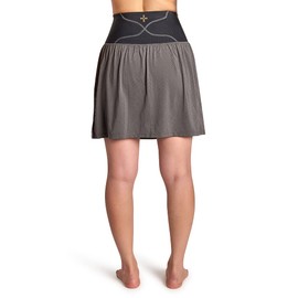 Tommie Copper Women’s Pro-Grade Lower Back Support Skort | Breathable, Sweat Wicking Active Wear for Daily Low Back Support - Slate Grey - X-Large