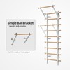 DHT Single Bar Bracket, Swedish Ladder Pull Up Bar Exclusive