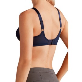Amoena Sujetador Rita sin Alambre con Bolsillos Coolmax para Mujer, Azul Oscuro, (42-44) 42-44C/D