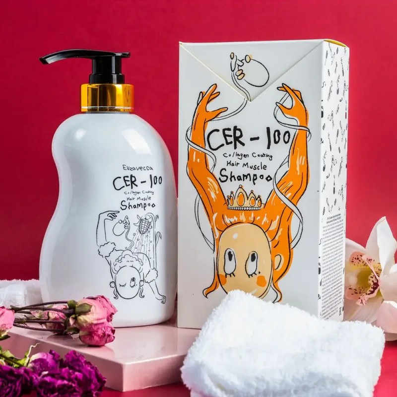 Elizavecca Cer-100 Collagen Coating Hair A+ Muscle Shampoo