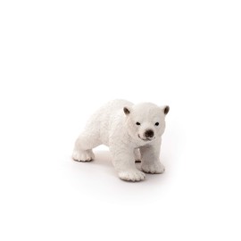 Schleich Wild Life, Realistic Arctic Animal Toys for Kids, Baby Polar Bear Cub Toy Figurine, Ages 3+