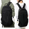 Unisex backpack 17-inch laptop storage multi-storage waterproof lightweight black Black/FREE