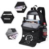 HIPOTUO Anime Luminous Backpack, 16' Laptop Backpack with USB Charging