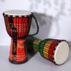 LIEKE Djembe Drum 10'' x 20'' African Drum Carved of