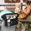 Accmor Universal Stroller Organizer with Insulated Cup Holder Detachable Phone