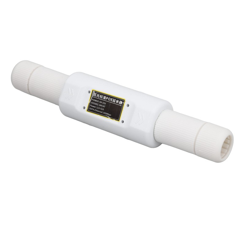 POE Combiner Splitter Adapter IEEE802.3AF AT Standard 10 100Mbps Waterproof