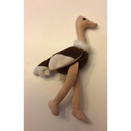 Ty McDonalds Ty Teenie Beanie Babies - Stretchy The Ostrich MWMT