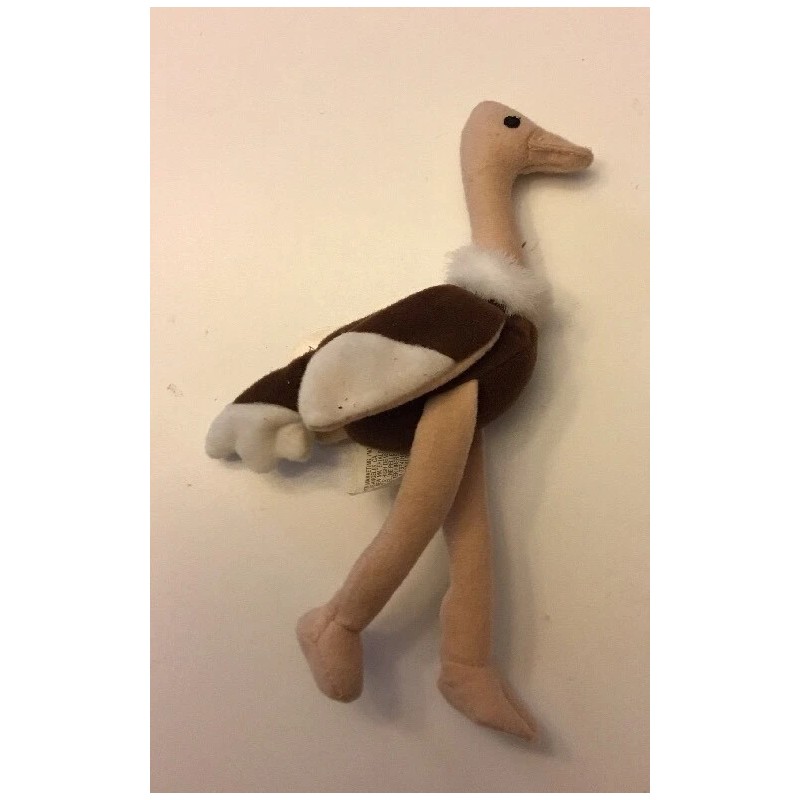 Ty McDonalds Ty Teenie Beanie Babies - Stretchy The Ostrich