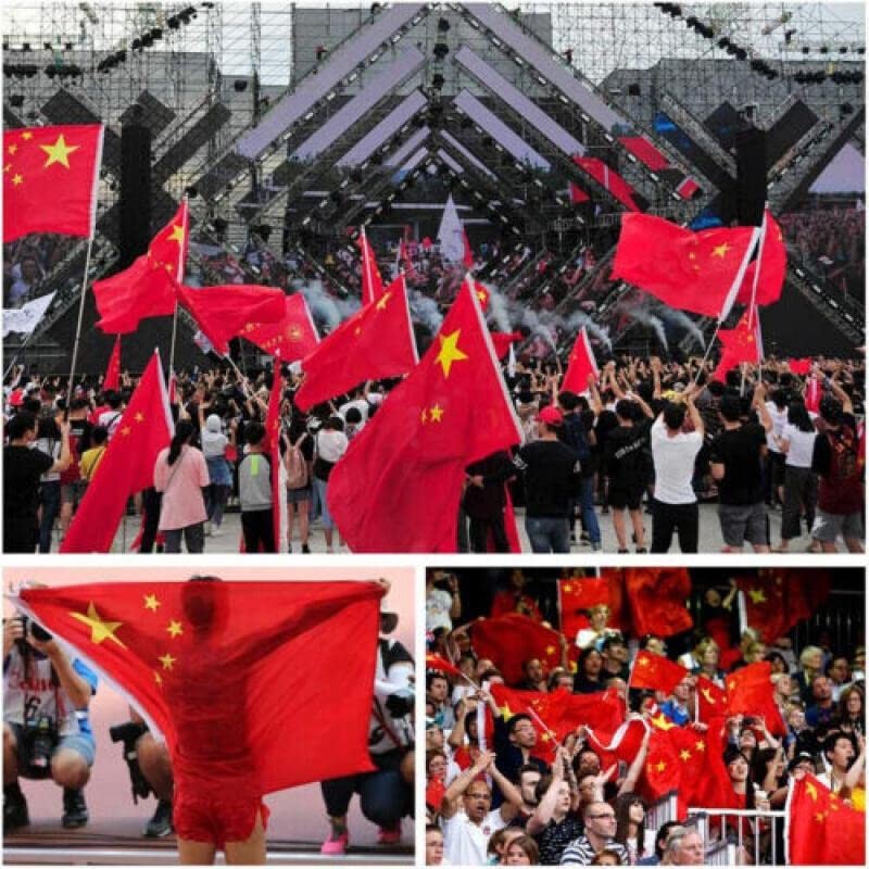 Large Chinese China Flag CN Heavy Duty Outdoor 90 X
