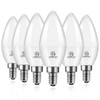 Energetic E12 LED Candelabra Light Bulbs 5.5W (60 Watt Equivalent),
