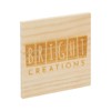 Bright Creations Unfinished Wooden Square Cutouts for Crafts, 1/4 inch