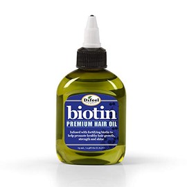 Difeel Aceite para el cabello con biotina premium 2.5 oz.