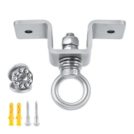 360° Rotate Swing Hardware, 304 Stainless Steel Swing Hanger,Hammock Hanging Kit,Heavy Duty Hanging Chair Hardware,for Yoga, Hammock Chair Stand,Boxing Bag,Seat,Swing, Trapeze, and Hammock