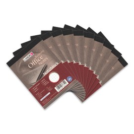 Landre 100050282 A4 Notepad with 50 Perforated Pages of Squared 60 gsm Recycled Paper [Pack of 10] Notepad"Recycling", DIN A6, 50 Pages, Chequered