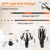 ACTREY Light Bulb Changer for High Ceilings with Extension Pole