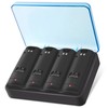 Battery Charger for Wii & Wii U Remote Controller,4pcs 2800mAh
