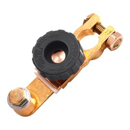 HooRLZ Top Post Battery Disconnect Switch - Quick Disconnect Battery Cut Off Switch for Car Truck Marine RV and Electrical Equipment - 12V/125A - Black