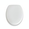 MinSha V-Shape Toilet Seat Soft Close Elongated, Matte White Easy